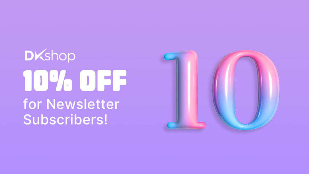 10% OFF on DKshop for Newsletter Subscribers!_delivered korea