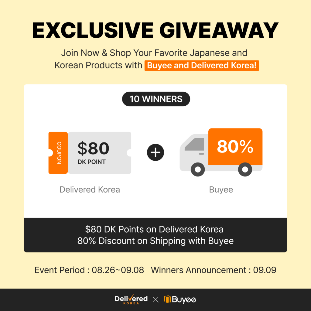 Buyee x Delivered Korea_Giveaway