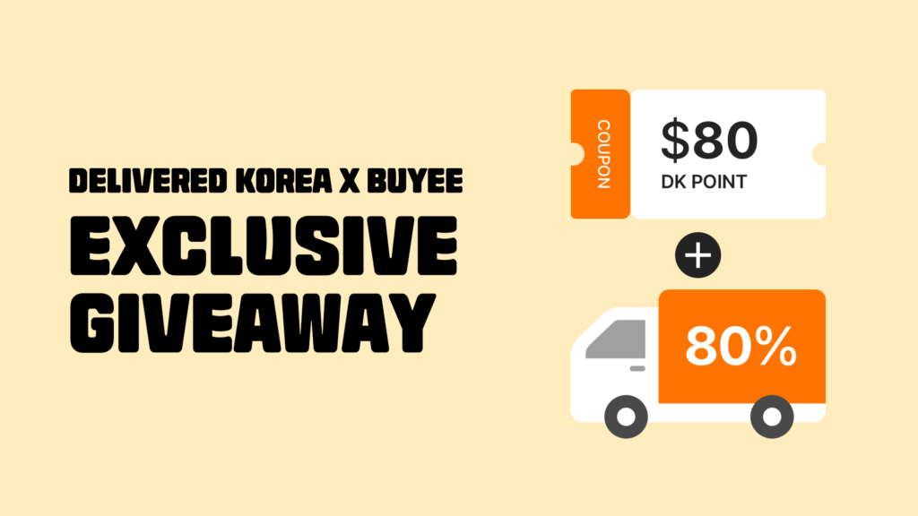 Delivered Korea x Buyee Exclusive Giveaway