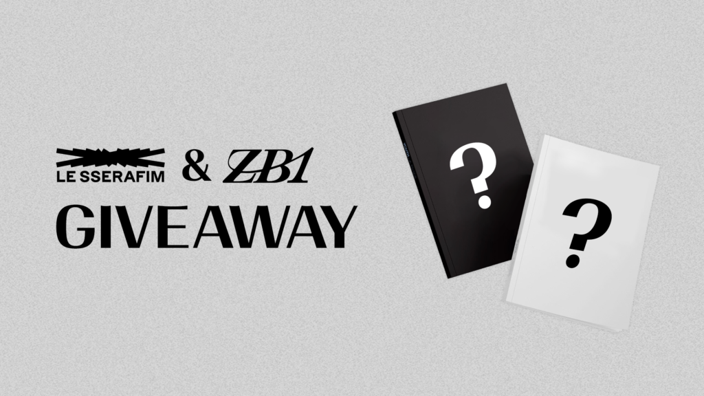 LE SSERAFIM & ZEROBASEONE Giveaway_delivered Korea